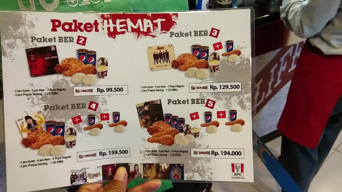 Menu Kfc Manado Sudirman-1